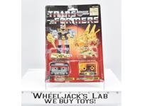 Rewind &amp; Steeljaw GOLD Cardback W BUBBLE Vintage 1986 G1 Transformers