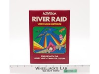 River Raid W/ Box + Manual ATARI 2600 1982 Activision Vintage Game Cartridge