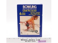 Bowling W/ Box + Manual ATARI 2600 1978 Vintage Game Cartridge