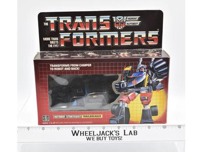 Trailbreaker NR MINT FIG UNUSED STICKERS Complete 1985 Vintage G1 Transformers