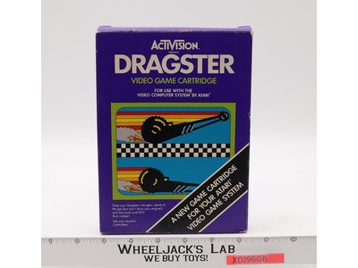 Dragsters W/ Box + Manual ATARI 2600 1980 Activision Game Cartridge