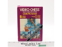 Video Chess W/ Box + Manual ATARI 2600 1978 Vintage Game Cartridge