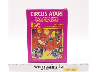 Circus ATARI W/ Box + Manual ATARI 2600 1986 Game Cartridge