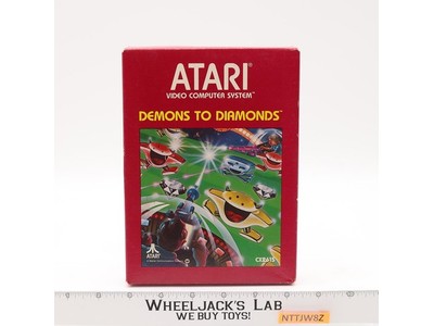 Demons To Diamonds W/ Box + Manual ATARI 2600 1982 Game Cartridge