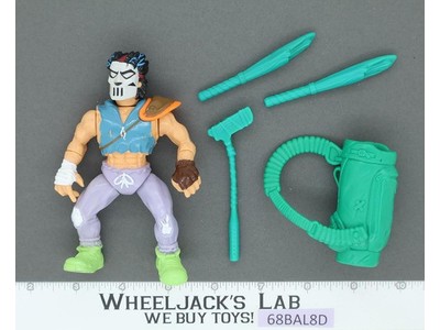 Casey Jones 100% Complete Teenage Mutant Ninja Turtles Playmates 1989 Vintage