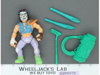 Casey Jones 100% Complete Teenage Mutant Ninja Turtles Playmates 1989 Vintage