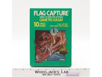 Flag Capture W/ Box + Manual ATARI 2600 1978 Game Cartridge