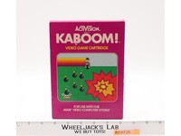 Kaboom W/ Box + Manual ATARI 2600 1981 Activision Game Cartridge