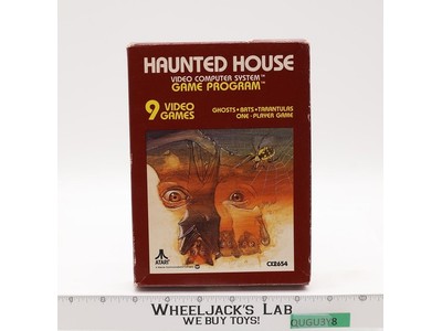 Haunted House W/ Box + Manual ATARI 2600 1981 Game Cartridge