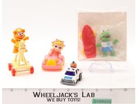 Lot of 4 McDonalds Happy Meal Toys Muppet Babies Plus 1980's Action Figures