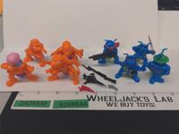 Army Ants Lot of 8 Orange Blue 1987 Hasbro Vintage Action Figures