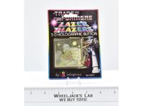 Lazer Blazers 3-D Hologrphic Button Megatron NEW 1984 G1 Transformers Colorforms