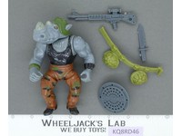 Rocksteady HARD HEAD 100% Complete Teenage Mutant Ninja Turtles 1988 Playmates