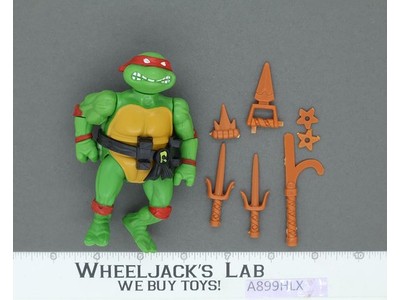 Raphael HARD HEAD 100% Complete Teenage Mutant Ninja Turtles TMNT 1988 Playmates