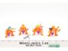 Lot of 8 Orange Blue Army Ants 1987 Hasbro Vintage Action Figures