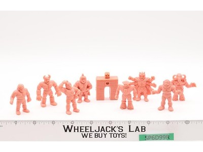 MUSCLE Men Lot Of 9 W/ Sunshine M.U.S.C.L.E. Mattel 1985 Vintage Action Figures