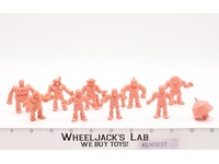 Lot Of 9 plus Sunshine Head MUSCLE Men M.U.S.C.L.E. Mattel 1985 Vintage Figures