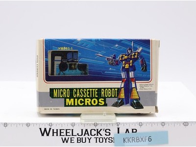 Micros Micro Cassette Robot Mini Change Series 1980s Vintage Action Figure