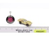 Custom Corvette Gold 1968 Redline Hot Wheels Mattel Vintage RL w/ Button