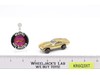 Custom Corvette Gold 1968 Redline Hot Wheels Mattel Vintage RL w/ Button