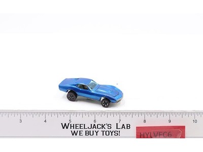 Custom Corvette Blue 1967 1968 Redline Hot Wheels Mattel Vintage RL Hong Kong