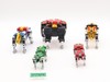 Lionbot Voltron 5 in 1 Die-Cast Chogokin 1980s Taiwan Version Figure Set MIB