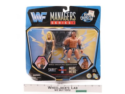 Sable Marc Mero WWF Wrestling Managers Series 1 1997 Jakks Pacific New Sealed