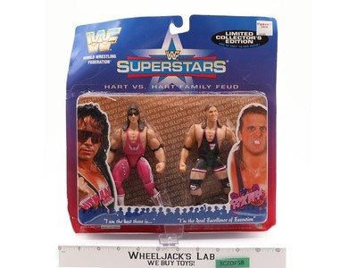 WWF Wrestling Superstars Hart Vs Hart Limited Ed 1996 Jakks Pacific New Sealed