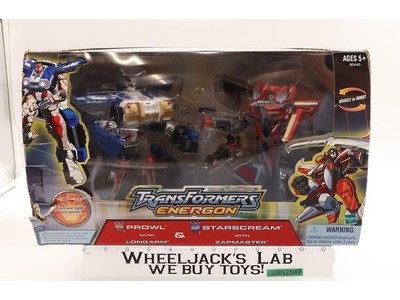 Prowl & Starscream Transformers Energon RID 2004 Hasbro Action Figure NEW SEALED