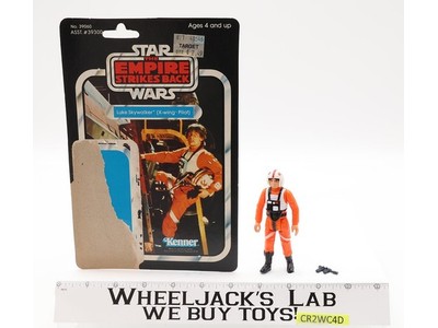 Luke Skywalker X-Wing Pilot Complete 41 BackD Star Wars ESB 1980 Kenner NO REPRO