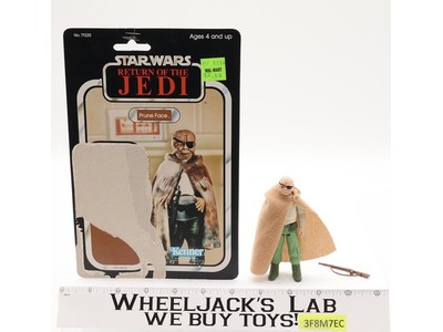 Prune Face 100% Complete 77 Back-A Star Wars ROTJ 1983 Kenner Figure NO REPRO