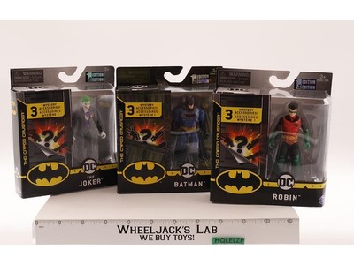 Lot of 3 Batman The Caped Crusader DC Comics Spin Master Figures NEW SEALED