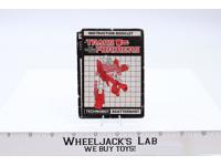 Scattershot Action Figure Instruction Manual Booklet 1987 Hasbro G1 Transformers