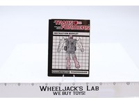 Powerdasher Jet Action Figure Instruction Manual Booklet 1985 G1 Transformers