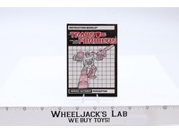 Perceptor Instruction Manual Booklet 1985 Hasbro G1 Transformers