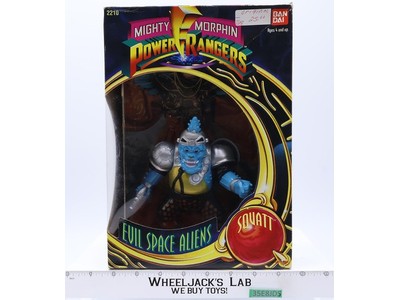 Squatt Evil Space Aliens Mighty Morphin Power Rangers 1993 Bandai Action Figure