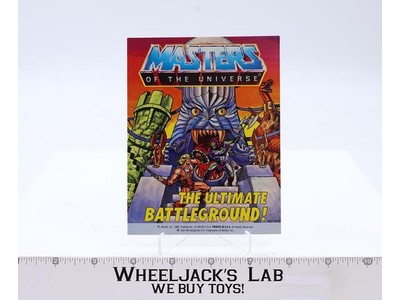 The Ultimate Battleground 1986 Mini Comic He-Man Masters of the Universe MOTU