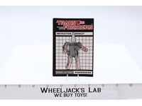 Powerdasher Drill Action Figure Instruction Manual Booklet 1985 G1 Transformers