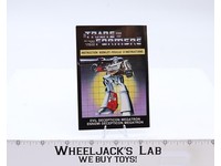 Megatron CANADIAN Instruction Manual Booklet Vintage Hasbro G1 Transformers