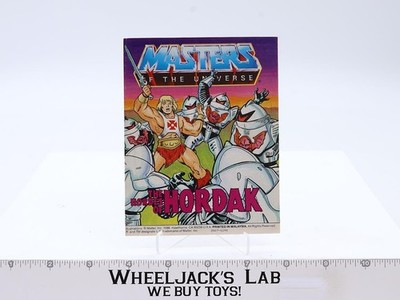 The Hordes of Hordak Mini Comic Book MOTU Masters of the Universe 1986 Mattel