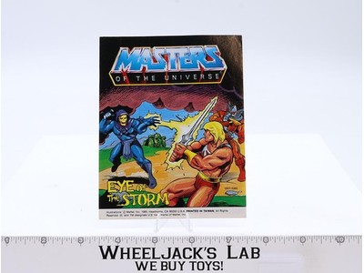 Eye Of The Storm Mini Comic Book MOTU Masters of the Universe 1985 Mattel