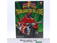 Tyrannosaurus Rex Red Battle Bike MMPR Power Rangers1993 Bandai Figure & Vehicle