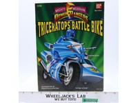 Triceratops Blue Battle Bike MMPR Power Rangers 1993 Bandai 5" Figure & Vehicle