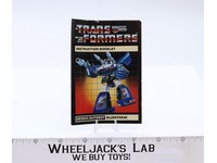 Bluestreak Instructions Manual Booklet 1985 Hasbro G1 Transformers Vintage