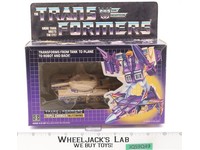 Blitzwing 100% Complete w/Box & Insert 1985 Vintage G1 Transformers Hasbro