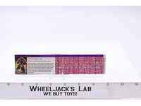 Flywheels Action Figure Tech Spec 1987 Vintage Hasbro G1 Transformers