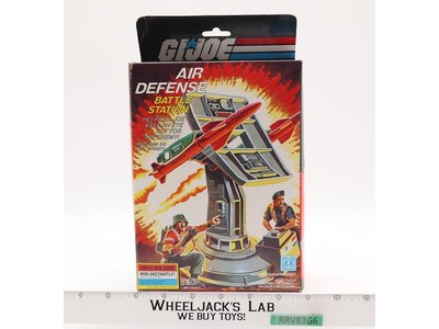 Air Defense Battle Station 100% Complete W/Box GI Joe 1985 Hasbro Action Figure