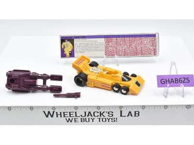 Drag Strip 100% Complete W/Tech 1986 Vintage G1 Transformers Action Figure