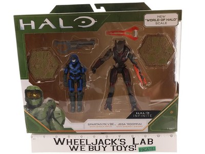 Spartan MK V (B) + Jega 'Roomnai Halo Infinite 2020 Wicked Cool Toys NEW SEALED