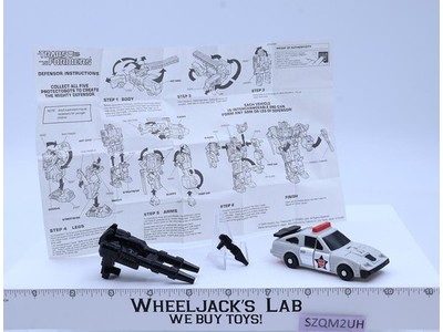 Streetwise Defensor 100% Complete 1986 G1 Transformers Action Figure Near Mint